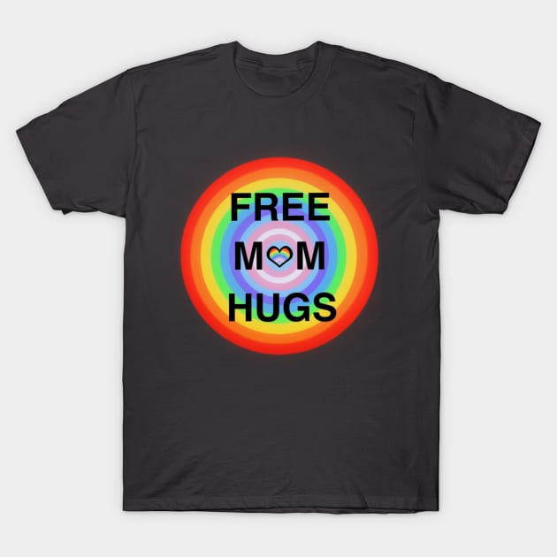 Free Mom Hugs T-Shirt by hikav